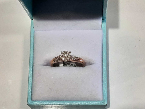Women's Ring - Rose Gold 10k (.417) 2.3 grams Size 7