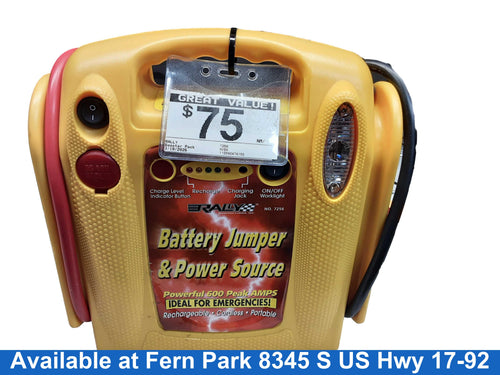 Rally 7256 Yellow Battery Booster / Jumper
