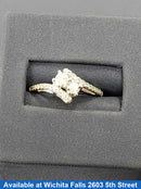 Ring - Engagement Set - White Gold 10k (.417) 2.4 grams Size 6