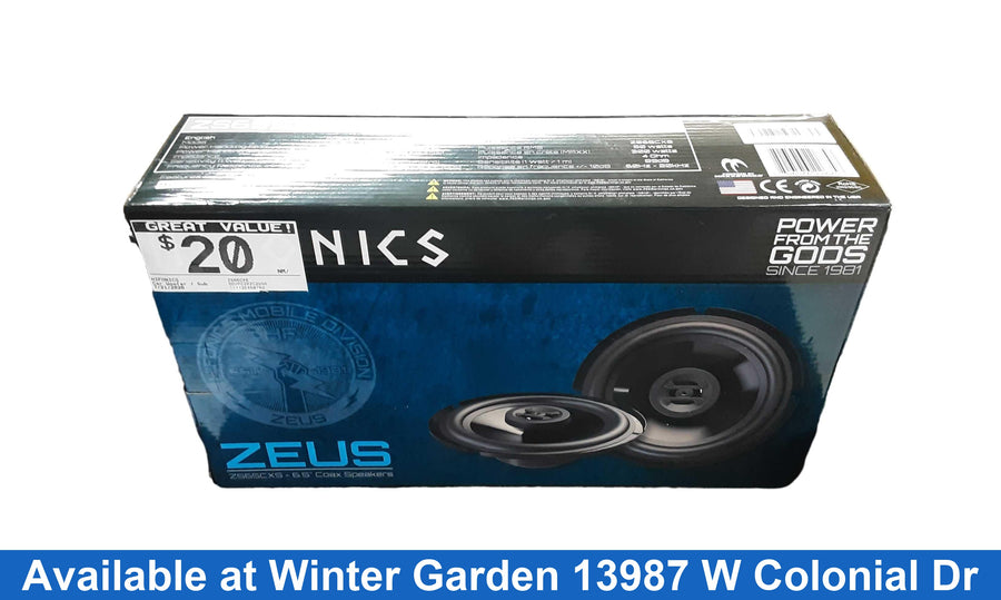 Hifonics Zs65cxs Black Car Sub-Woofer