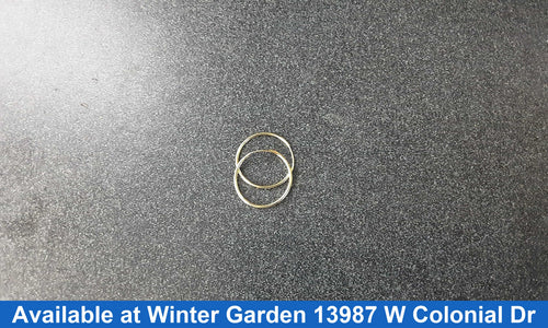 Hoop Earrings - Yellow Gold 14k (.585) 0.4 grams