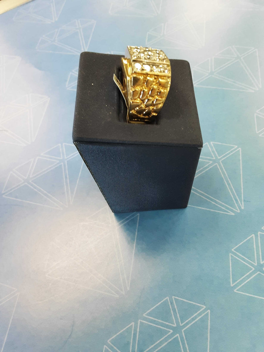 Men's Ring - Yellow Gold 14k (.585) 12.3 grams Size 7