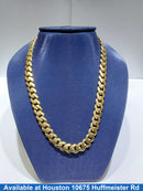 Cuban Link Chain - Yellow Gold 14k (.585) 20.1 grams 17 inch