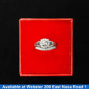 Ring - Engagement Set - White Gold 10k (.417) 4.4 grams Size 5