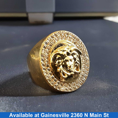 Men's Ring - Yellow Gold 10k (.417) 7.9 grams Size 10.5