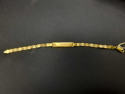 Bracelet - Tricolor Gold 14k (.585) 3.9 grams 6 inch