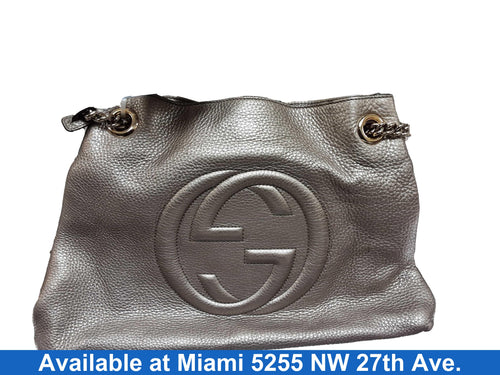 Gucci 308982 Silver Purse / Handbag