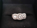 Women's Ring - White Gold 14k (.585) 7.3 grams Size 9