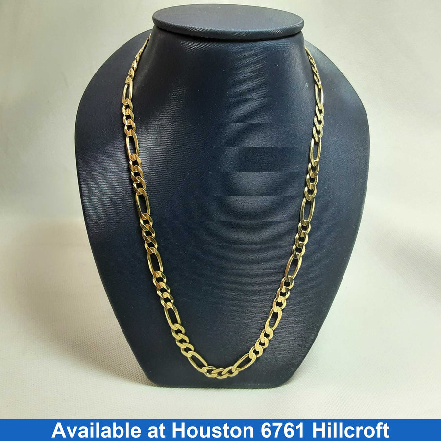 Figaro Chain - Yellow Gold 10k (.417) 14.1 grams 20 inch