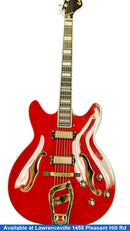 Hagstrom 67 Viking Ii Red Acoustic / Electric Classic Guitar