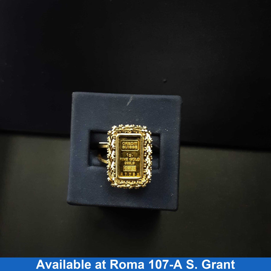 Women's Ring - Yellow Gold 14k (.585) 5.2 grams Size 8