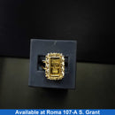 Women's Ring - Yellow Gold 14k (.585) 5.2 grams Size 8