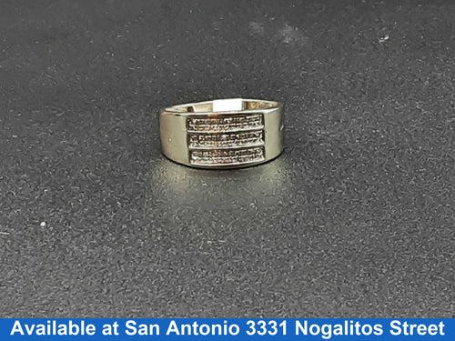 Men's Ring - Yellow Gold 10k (.417) 2.8 grams Size 9