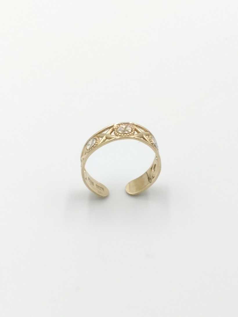 Ring - Wedding Band - Yellow Gold 10k (.417) 0.9 grams Size 5