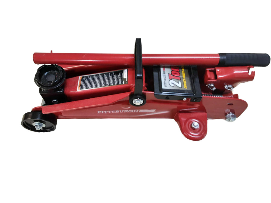 Pittsburgh 2 Ton Trolley Jack Red Automotive Jack