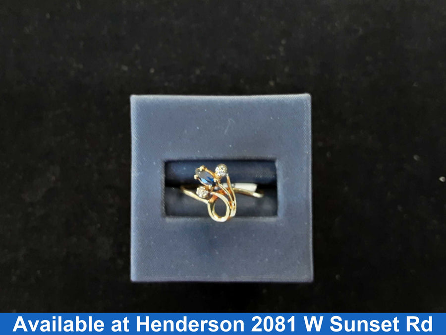 Women's Ring - Yellow Gold 14k (.585) 1.7 grams Size 20