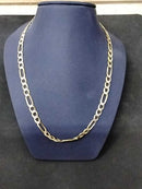 Figaro Chain - Yellow Gold 14k (.585) 24.4 grams 22 inch