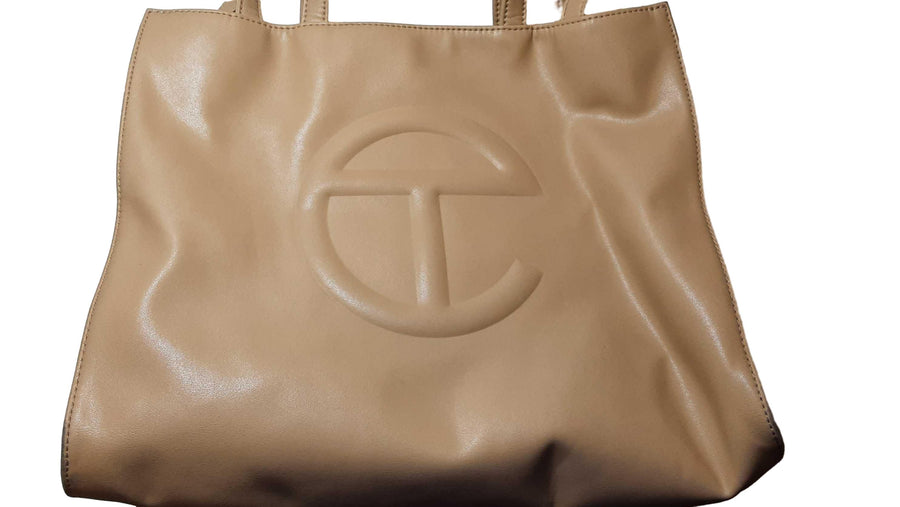 Telfar Telfar Bags Telfar Medium Cream Shopping Bag Beige / Tan Purse / Handbag