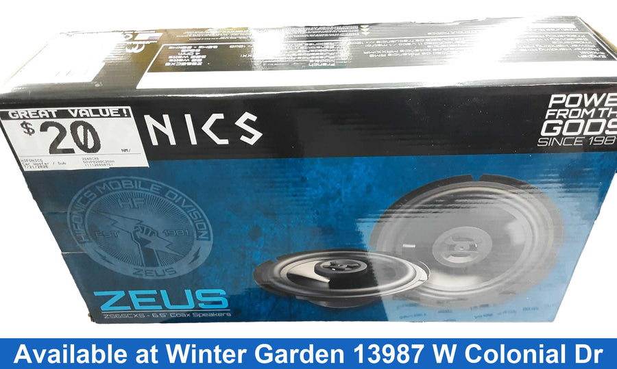 Hifonics Zs65cxs Black Car Sub-Woofer