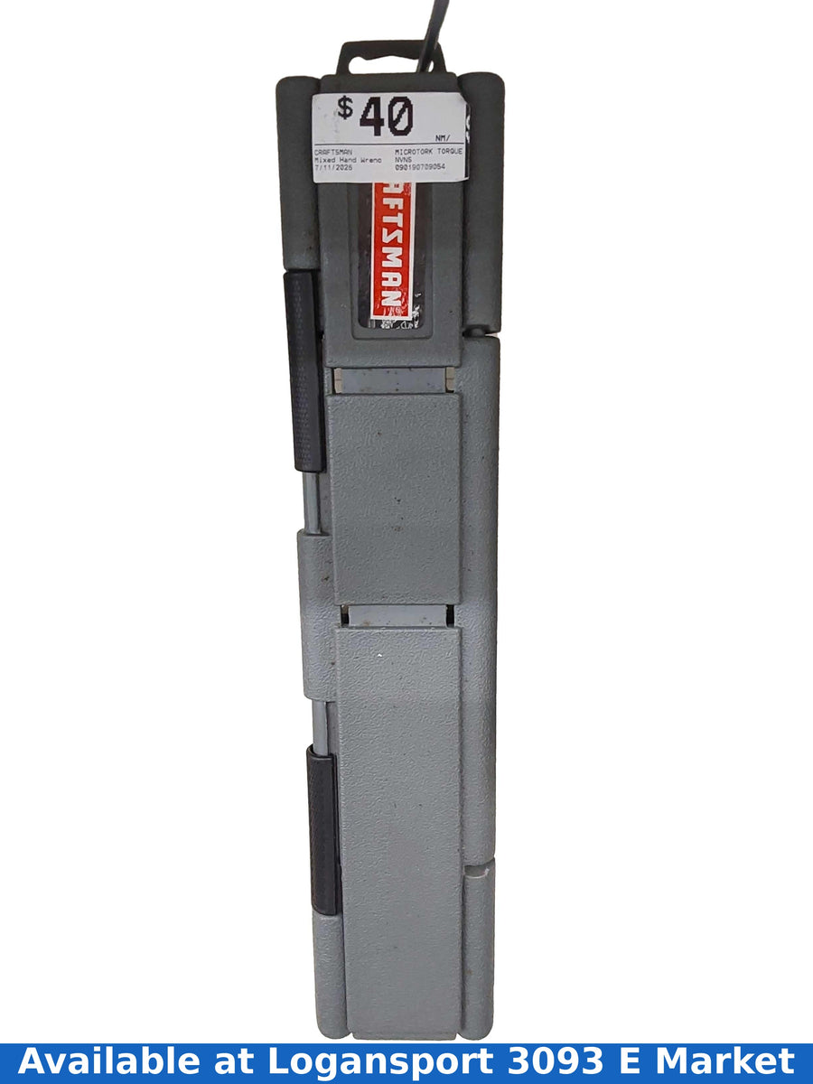 Craftsman Microtork Torque Wrench Silver Mixed Hand Wrench