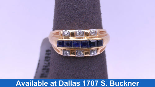 Women's Ring - Yellow Gold 14k (.585) 6.4 grams Size 7