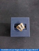 Women's Ring - Yellow Gold 14k (.585) 4.4 grams Size 20