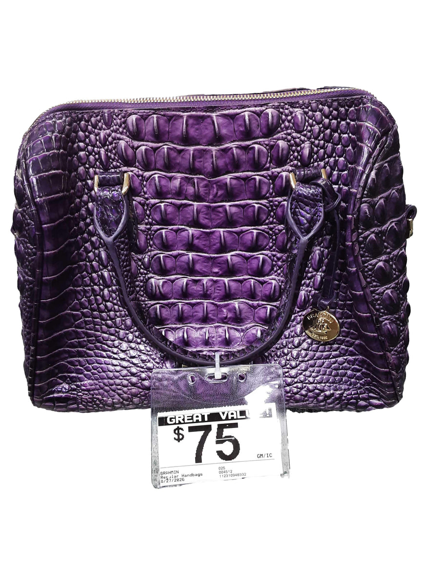 Brahmin 025 Purple Purse / Handbag
