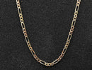 Figaro Chain - Tricolor Gold 14k (.585) 19.1 grams 24 inch