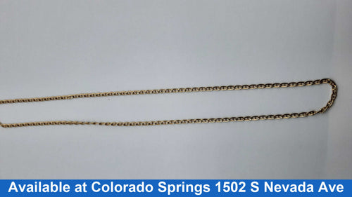 Chain - Yellow Gold 18k (.750) 6.8 grams 20 inch