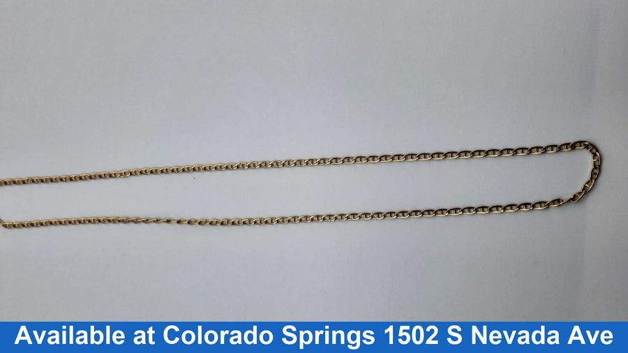 Chain - Yellow Gold 18k (.750) 6.8 grams 20 inch