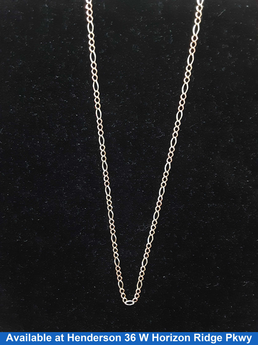 Figaro Chain - Yellow Gold 10k (.417) 3.9 grams 16 inch