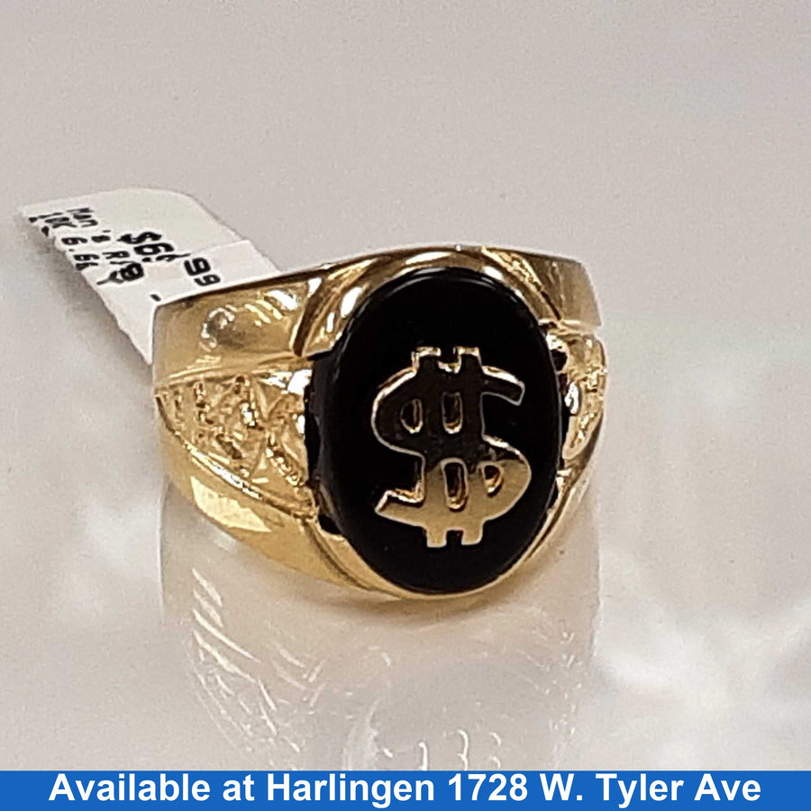 Men's Ring - Yellow Gold 10k (.417) 6.6 grams Size 8.5