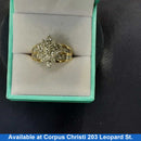 Women's Ring - Yellow Gold 14k (.585) 6.8 grams Size 20