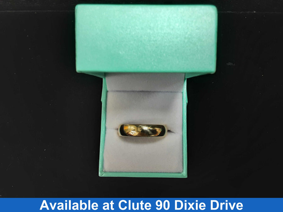 Ring - Wedding Band - Yellow Gold 14k (.585) 9.3 grams Size 13