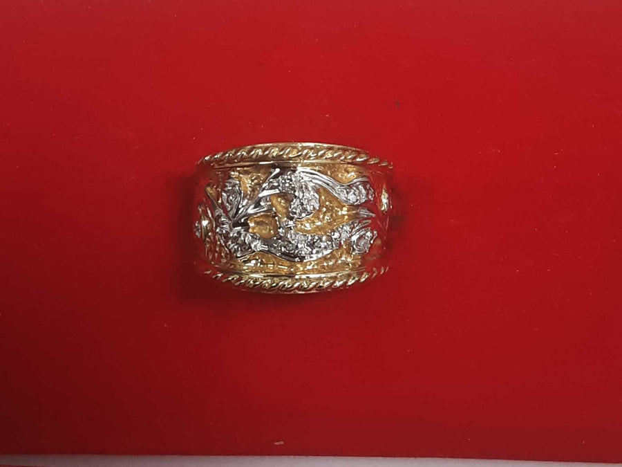 Women's Ring - Yellow Gold 10k (.417) 8 grams Size 6.5