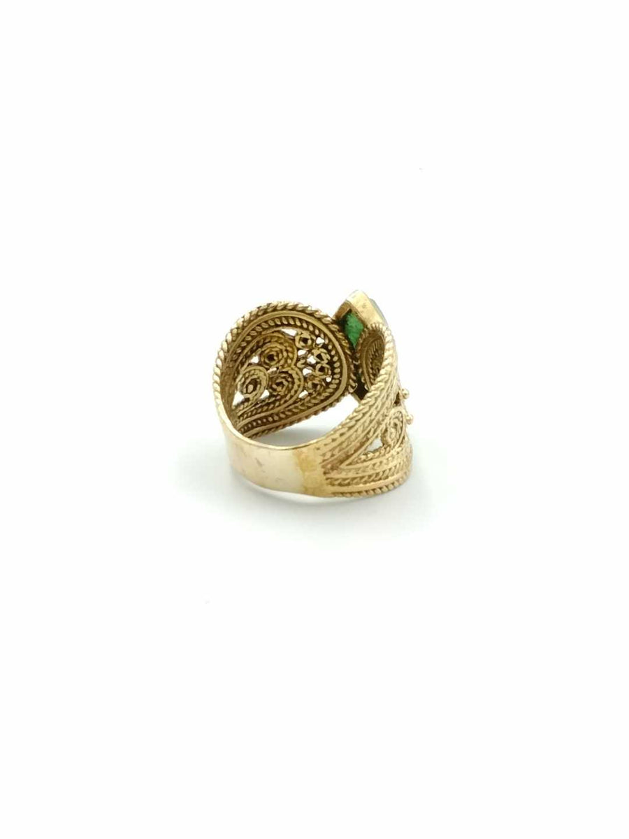 Women's Ring - Yellow Gold 14k (.585) 9.9 grams Size 8