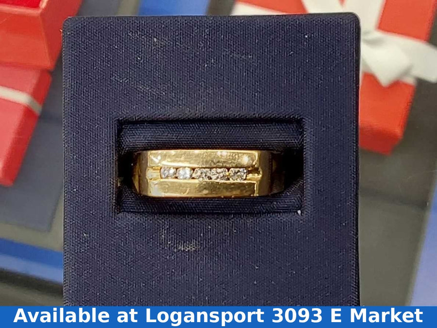 Men's Ring - Yellow Gold 14k (.585) 5.6 Grams Size 9