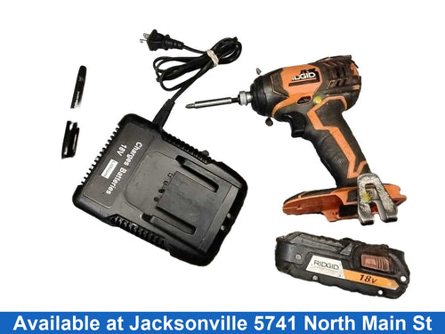 Ridgid Orange Cordless Impact Drill