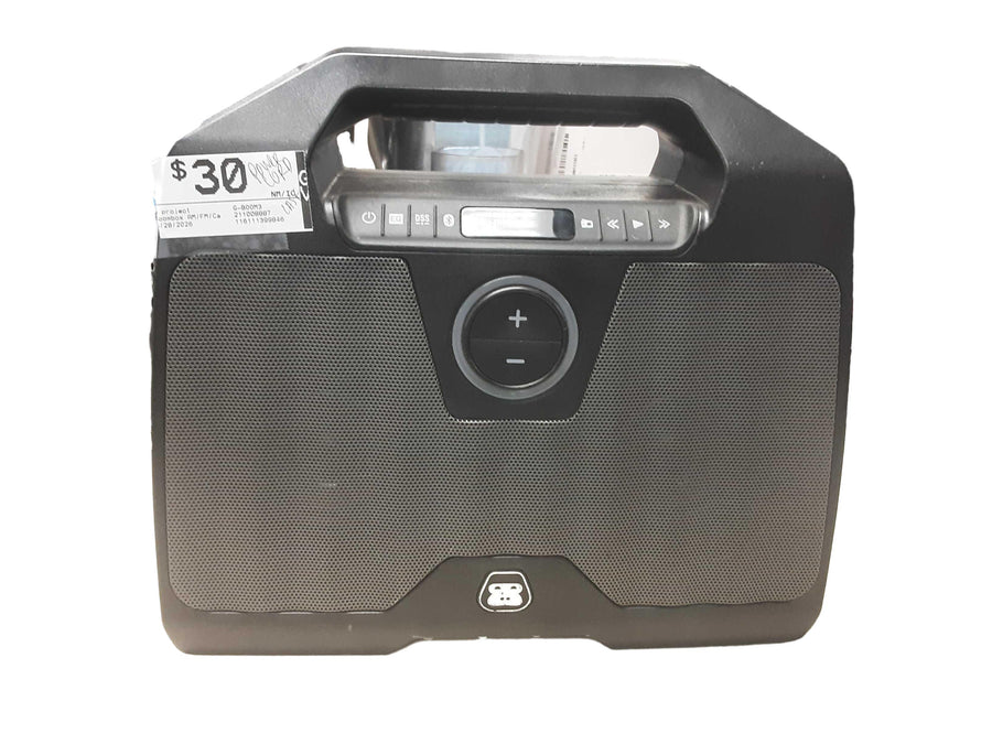 G Project G-boom3 Black Boombox Radio