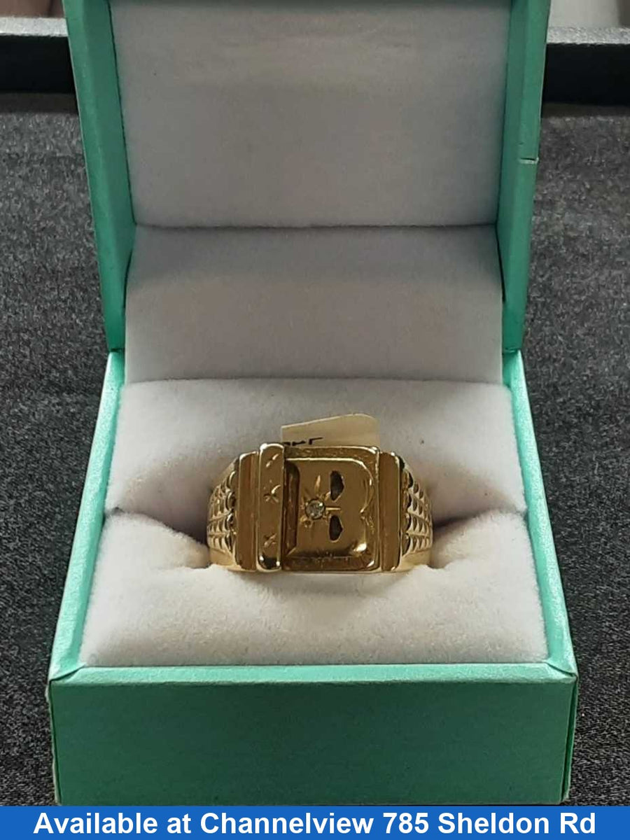 Women's Ring - Yellow Gold 10k (.417) 7.9 grams Size 10