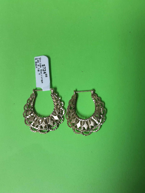 Shrimp Earrings - Yellow Gold 14k (.585) 5.1 grams