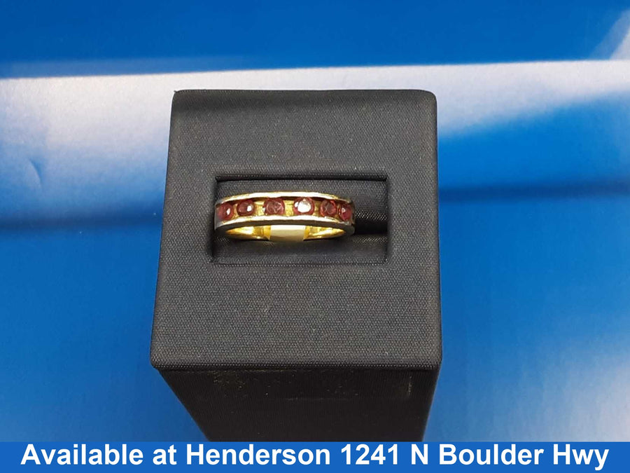 Women's Ring - Yellow Gold 14k (.585) 5.3 grams Size 20