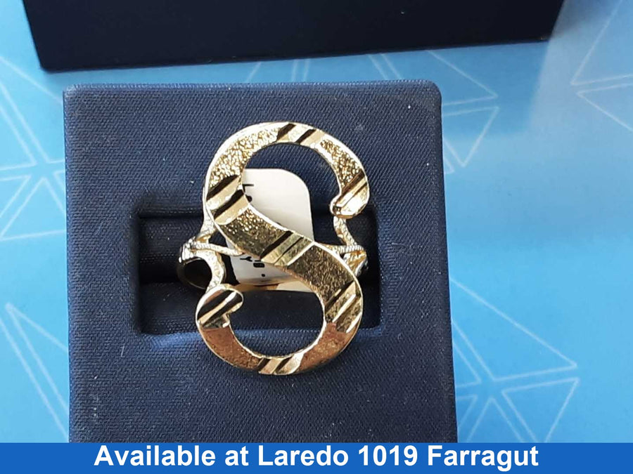 Women's Ring - Yellow Gold 10k (.417) 3.4 grams Size 20