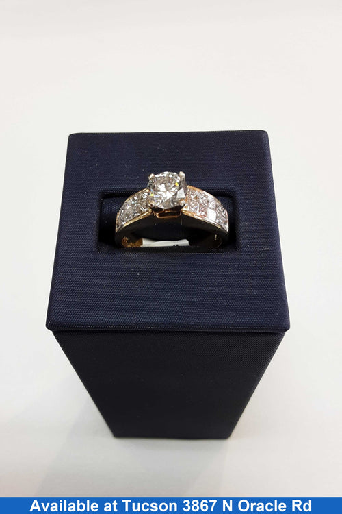 Women's Ring - Yellow Gold 18k (.750) 6.9 grams Size 10