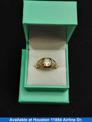 Women's Ring - Yellow Gold 10k (.417) 3.8 grams Size 11