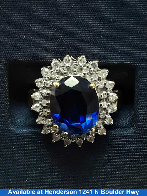 Women's Ring - Yellow Gold 10k (.417) 5.2 grams Size 20