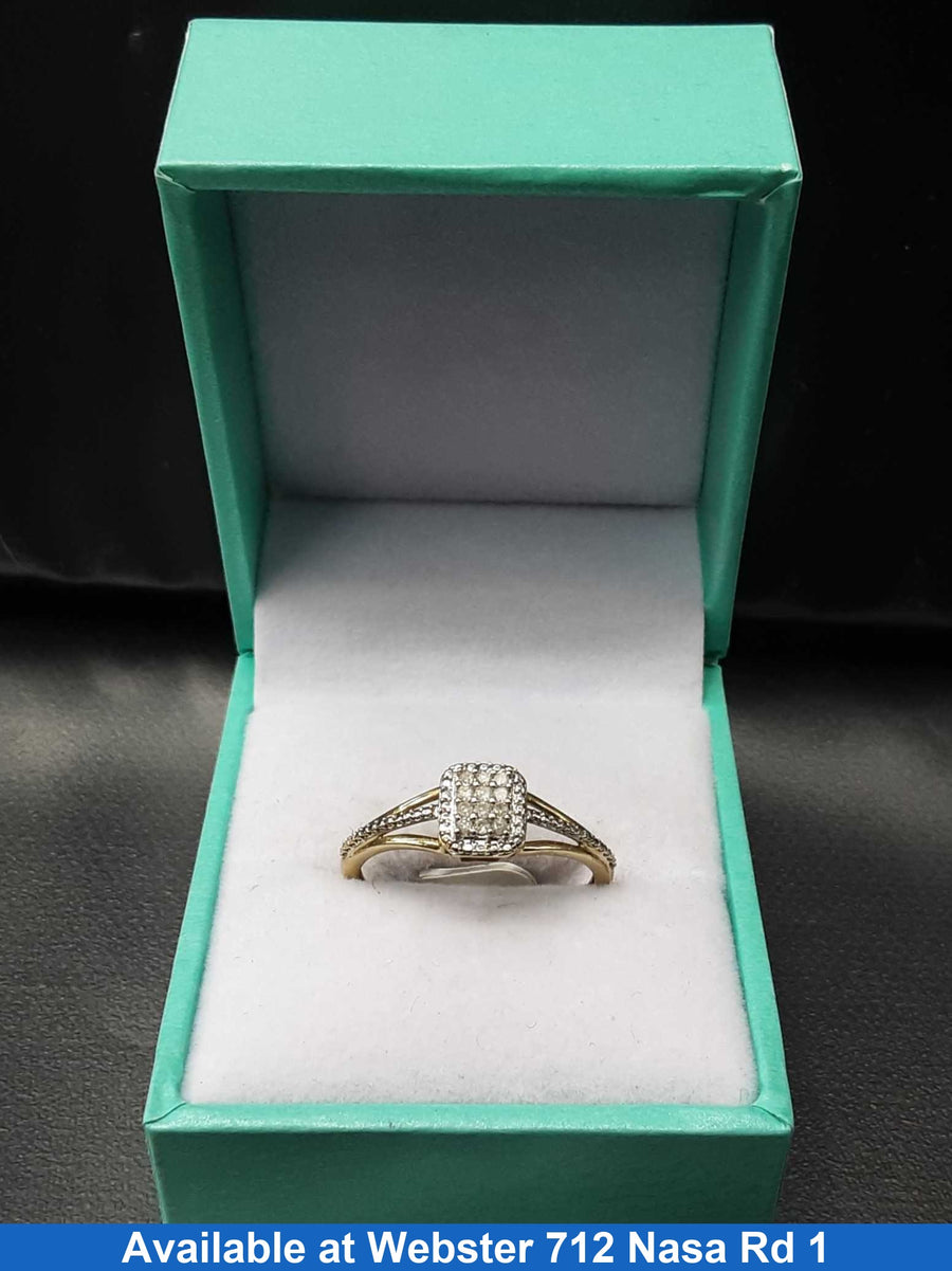 Women's Ring - Yellow Gold 10k (.417) 1.6 grams Size 9.5