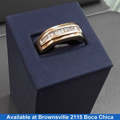 Men's Ring - Yellow Gold 10k (.417) 5.5 grams Size 10