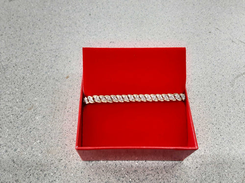 Tennis Bracelet - Yellow Gold 10k (.417) 9.8 grams 8 inch