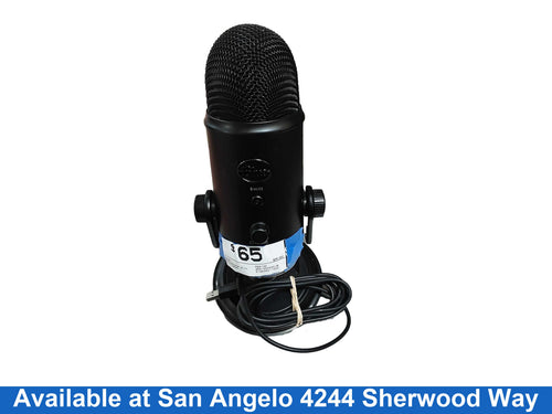Blue A00132 Black Corded Microphone